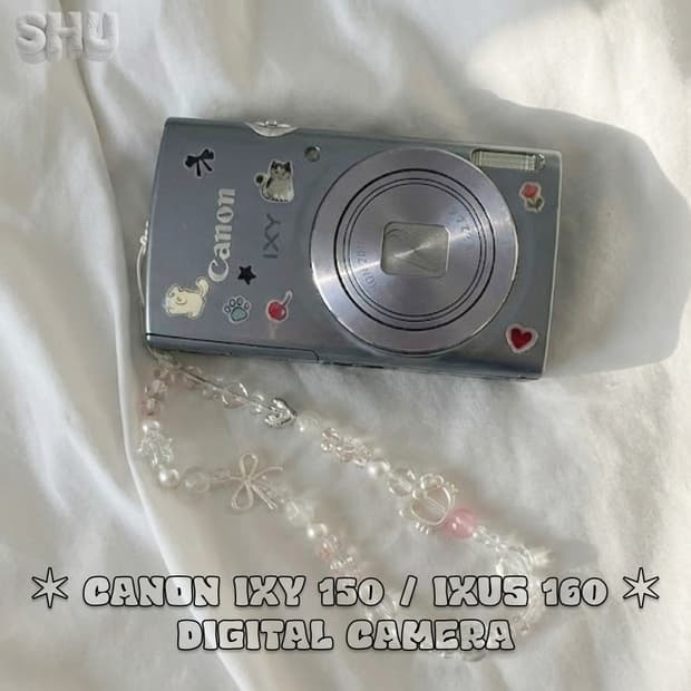 (풀박) 캐논 익시 IXY 150 (익서스 160) 빈티지 디카 차콜