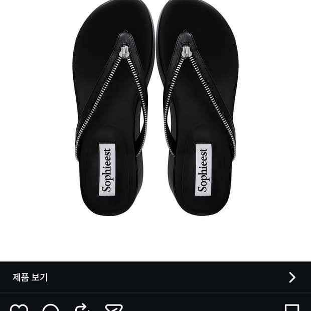 Sophieest 소피에 지퍼 플립플랍 240
