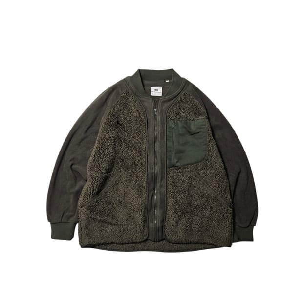 유니클로 화이트마운티니어링 집업 후리스 XL