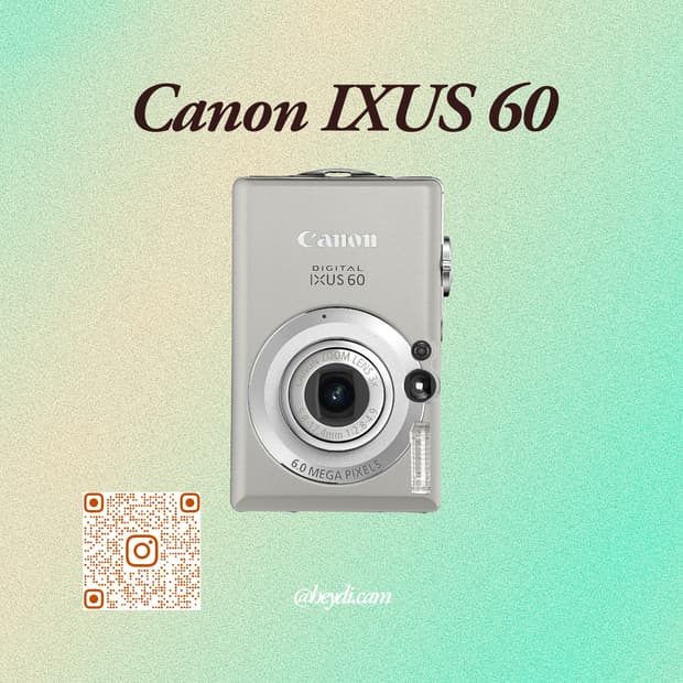 (엔하이픈 니키, 유튜버 현진) 캐논 ixus60실버 (IXY70)