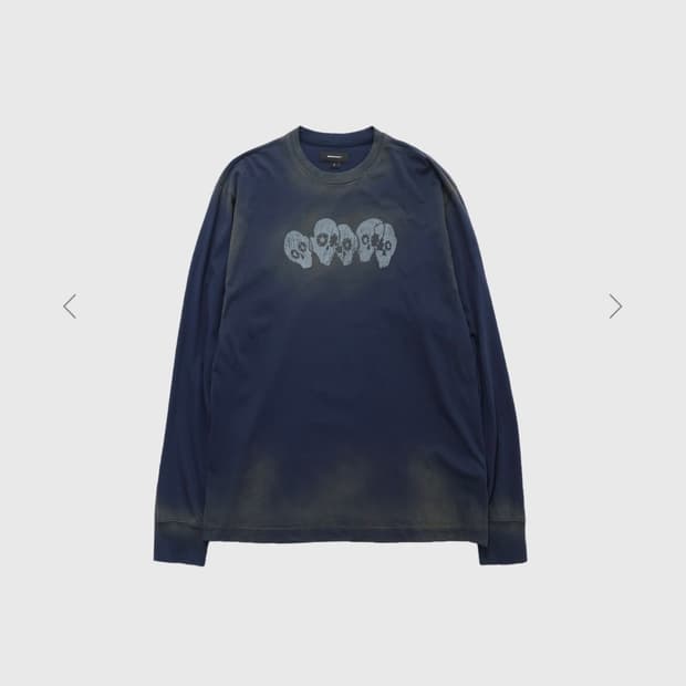 999휴머니티 HC SKULL LONGSLEEVE