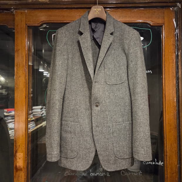 띠어리 트위드자켓 