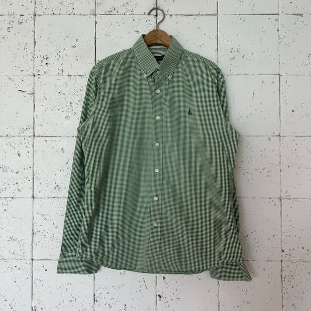 105 빈폴 체크 셔츠