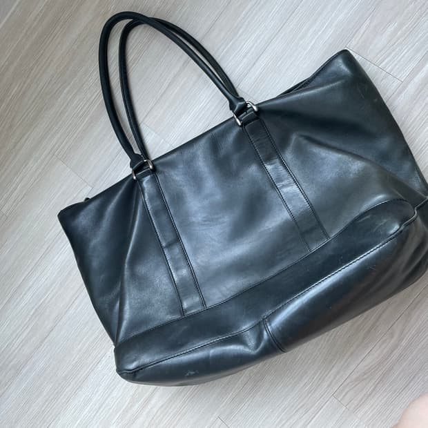 빈티지 엘엘빈 레더 토트백 llbean