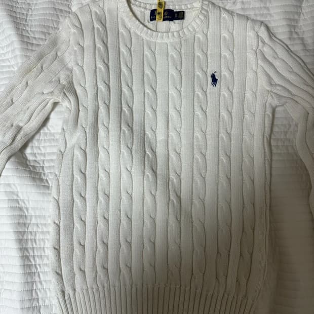 폴로 니트 화이트 xs