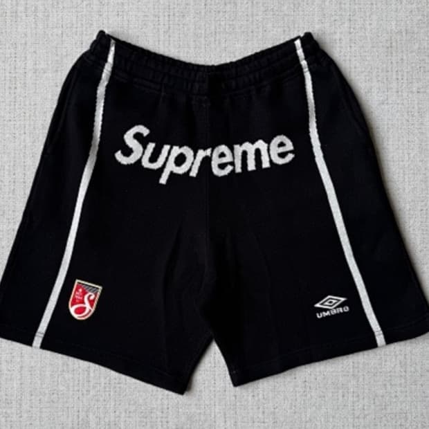 슈프림 엄브로 반바지
