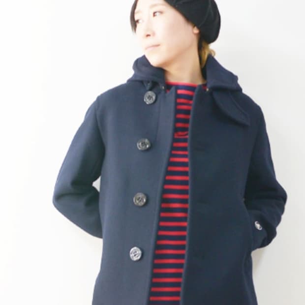 [ORCIVAL] 오르치발 멜톤 울 쇼트 코트