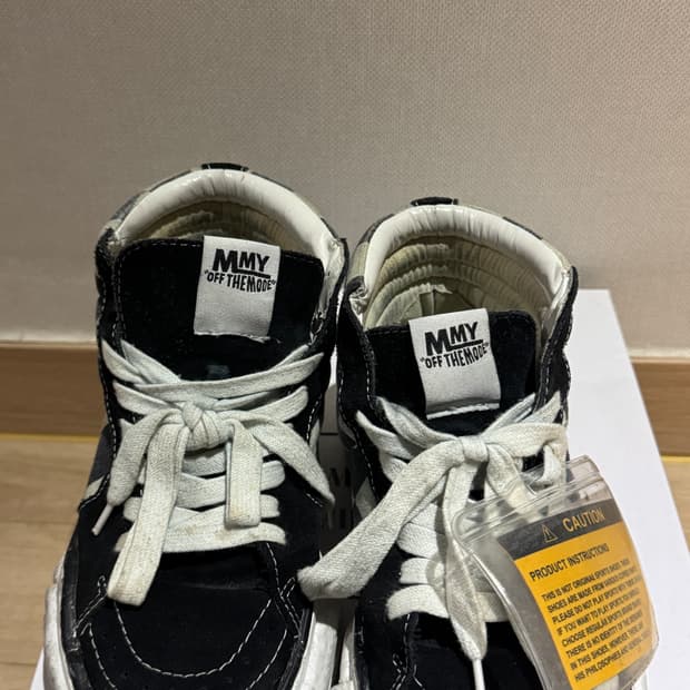 미하라야스히로 깅엄체크 하이탑