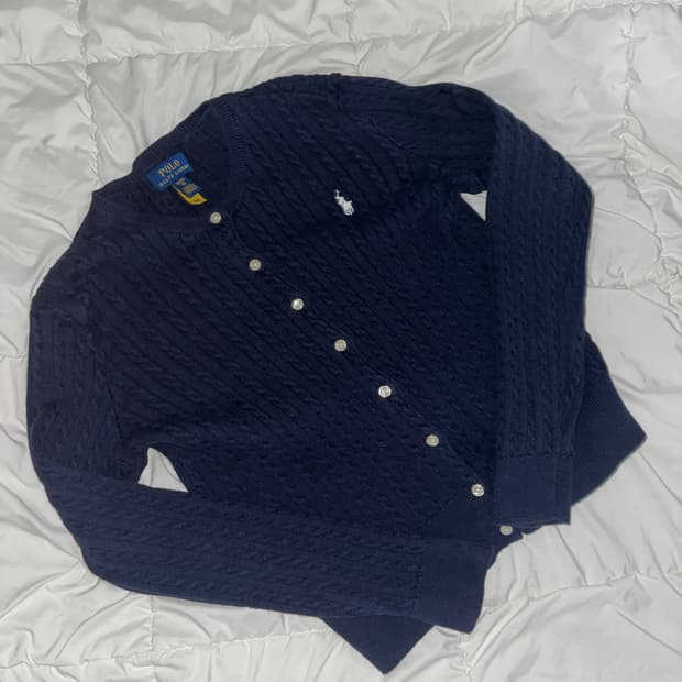 폴로 랄프로렌 네이비 가디건 44-55