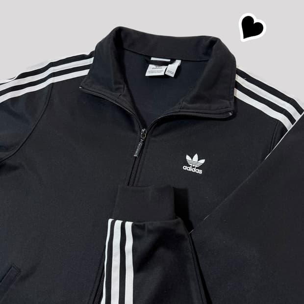 신형 아디다스 블랙 파이어버드 트랙탑