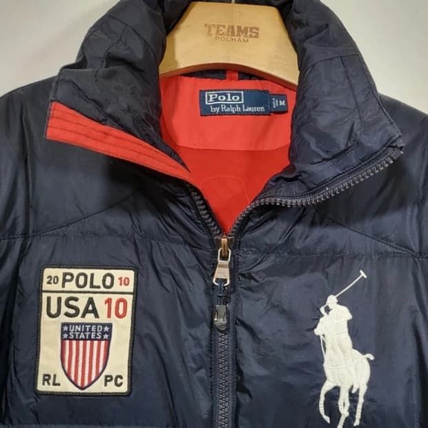 폴로 빅포니 usa 패딩