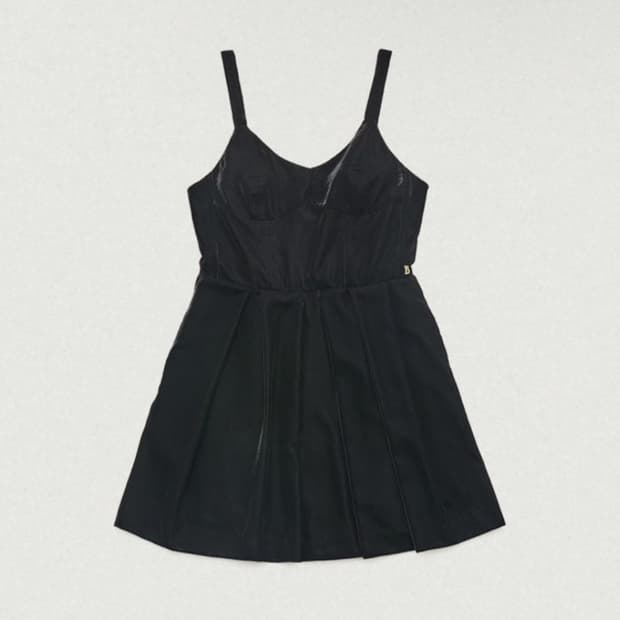 더바넷 벨벳 칵테일 드레스 벨벳 나시 원피스