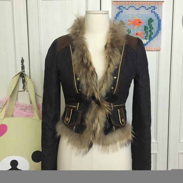 퍼자켓 데님자켓 청자켓 갸루 오네갸루 Y2K