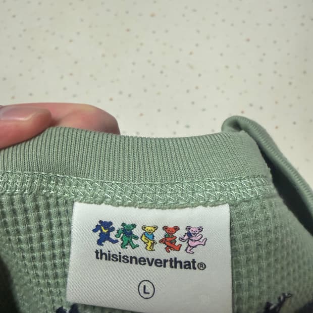 디스이즈네버댓 그레이트풀 데드 와플 롱슬리브