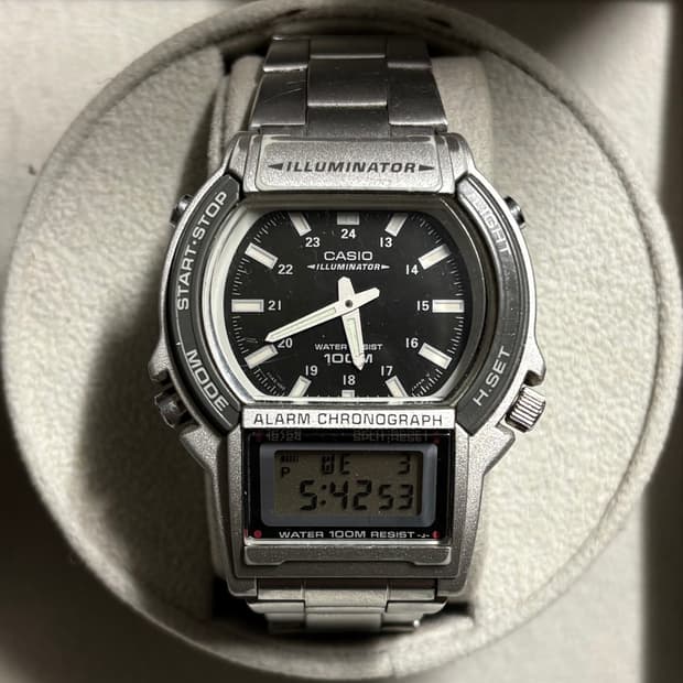90s’ 카시오 AW-61 빈티지 아나디지 시계