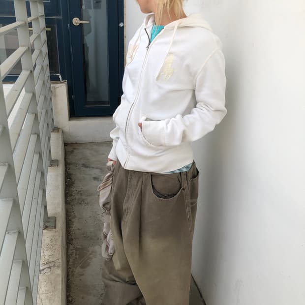 폴로후드집업 코디 