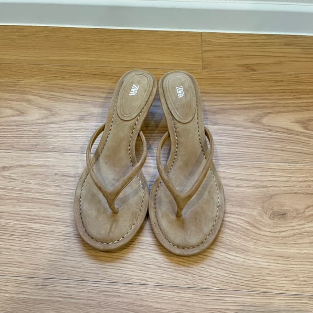 자라 스웨이드 힐 zara 37