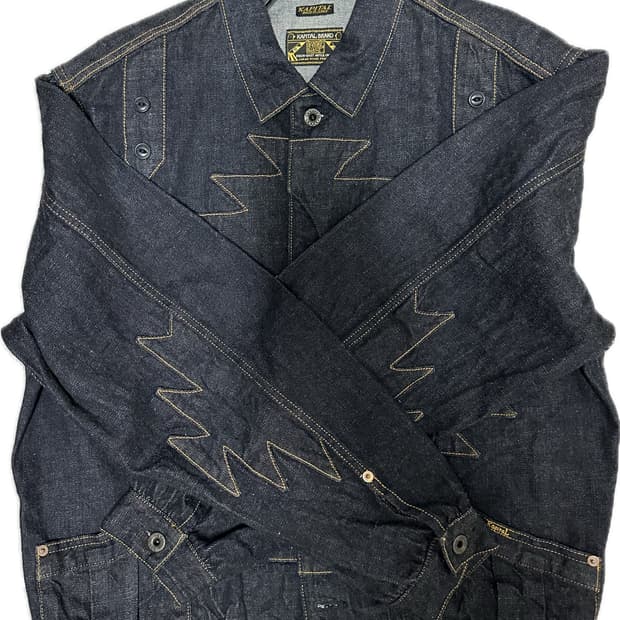 [44] 캐피탈 산토 도밍고 썬더버드 데님 자켓