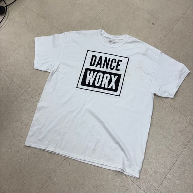 길단 Dance worx 프린팅 반팔티