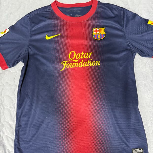 Fc 바르셀로나 어센틱 유니폼 S