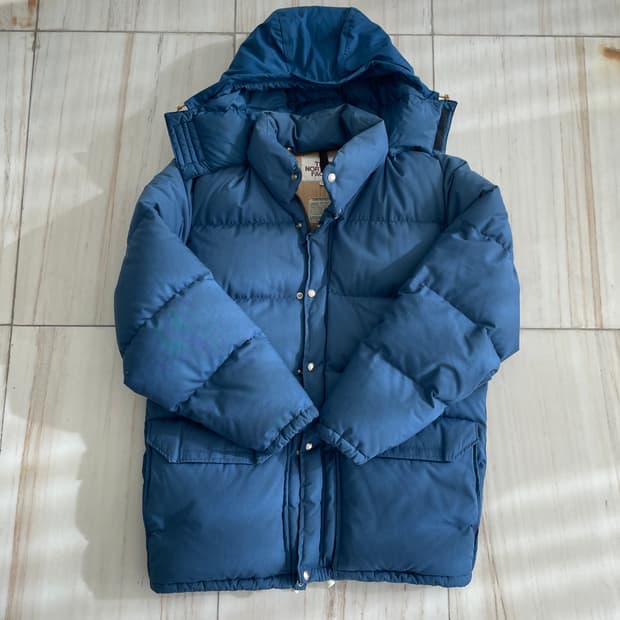 노스페이스 구스다운 브라운 라벨 1970s 