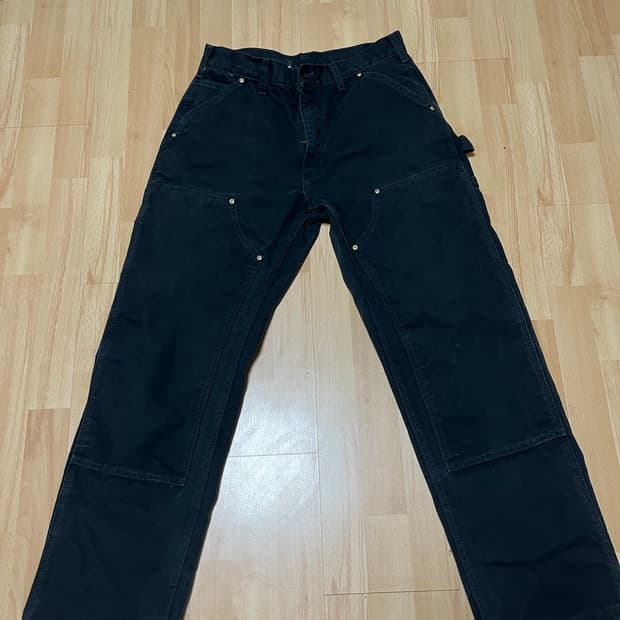 31x30 칼하트 더블니 블랙 B01 BLK 빈티지