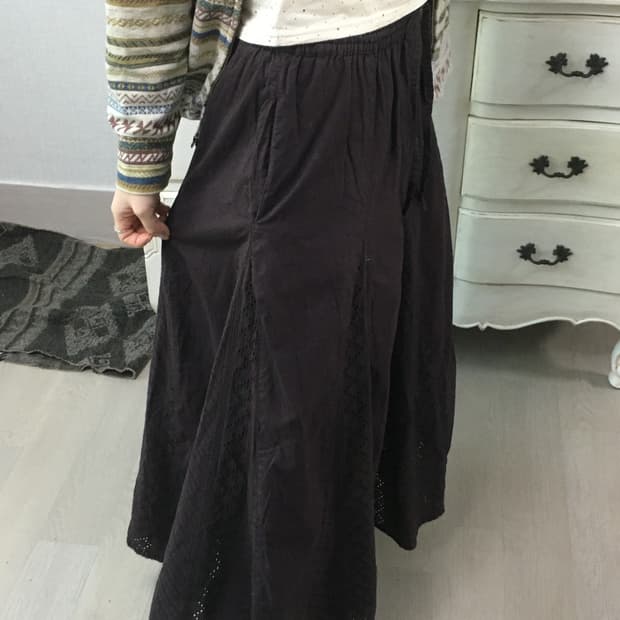 jpn vintage deep purple brown punchingsk