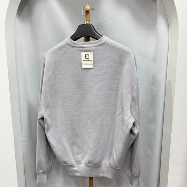 우영미 택션지 니트 그레이 48