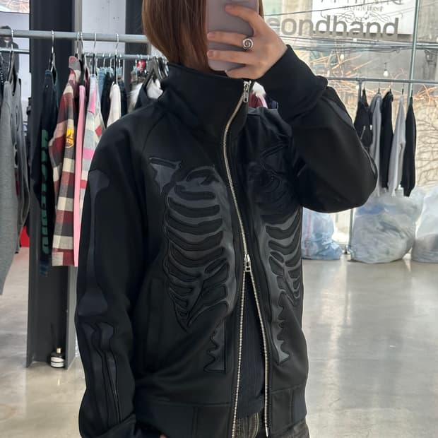 벤슨 본 하이넥 스켈레톤 투웨이 져지집업