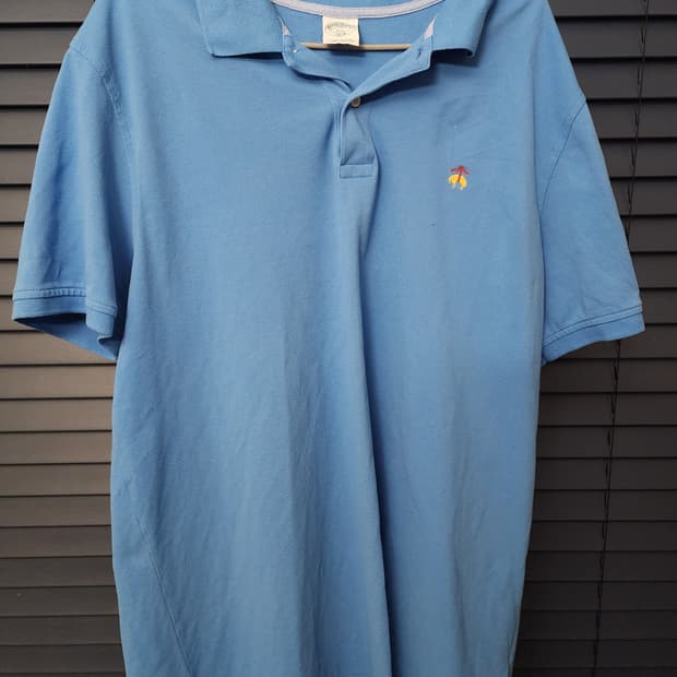 Brooks Brothers 카라티 XXL 블루