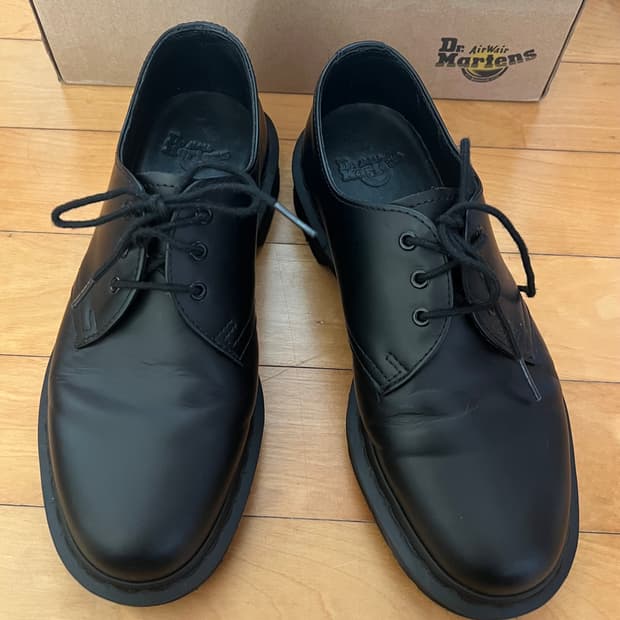 닥터마틴1461 모노 uk5사이즈 235-240 더비슈즈