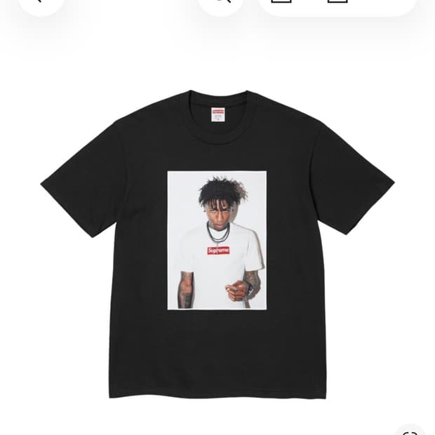 슈프림 NBA 영보이 티셔츠 블랙 - 23FW (교신가능) 