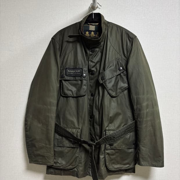 Barbour 바버 인터내셔널 오일드 왁스 자켓