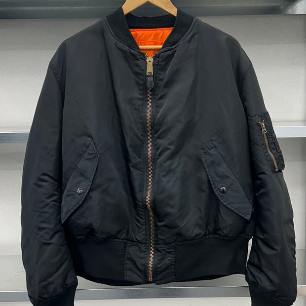 (XL)90'S ALPHA USA 양면 항공점퍼-M1338