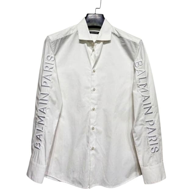 [당일배송] 발망 
BALMAIN PARIS 레터링 드레스셔츠 XL