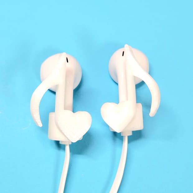 음표 줄이어폰 장식 악세사리 y2k