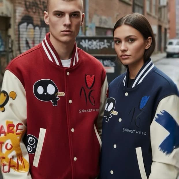 🧥 수아트(XHUA'T) 바시티 자켓 레드 M 판매합니다(남여공용) 