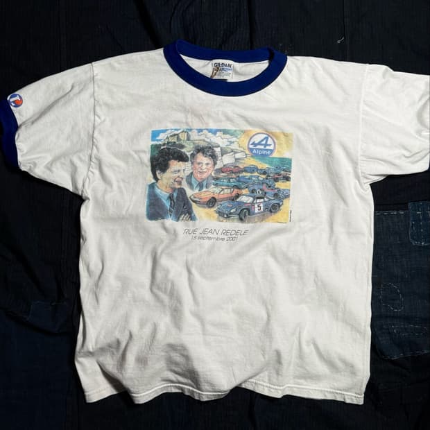 00‘s Gildan 헤비 웨이트 장 데렐레 수베니어 링거티 L