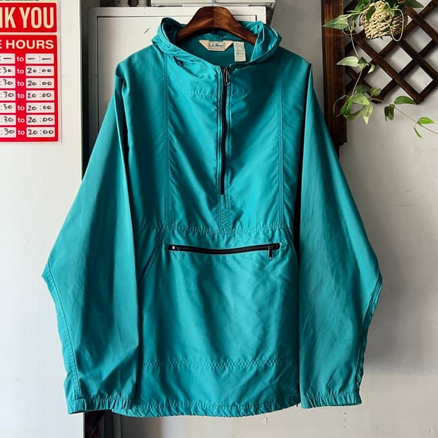 [2XL]80's 엘엘빈 Made in USA 나일론 아노락 자켓