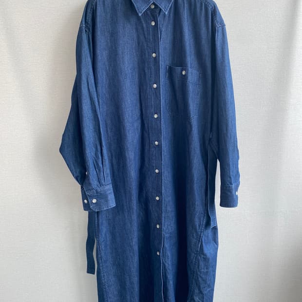 UNIQLO U 데님 셔츠 원피스 M