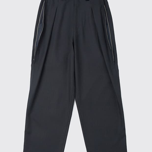 해칭룸 딥플리츠 팬츠 차콜그레이 4사이즈