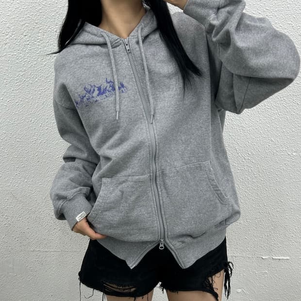 디스이즈네버댓 투웨이 그레이 집업 M