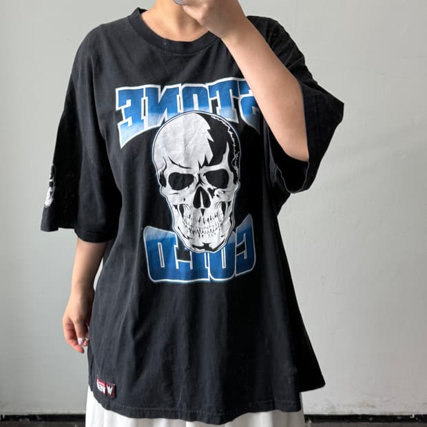 [3X] 스톤 블랙 반팔티