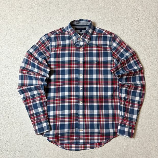 타미힐피거 00's Y2K 컨트리 체크 셔츠 PN8065