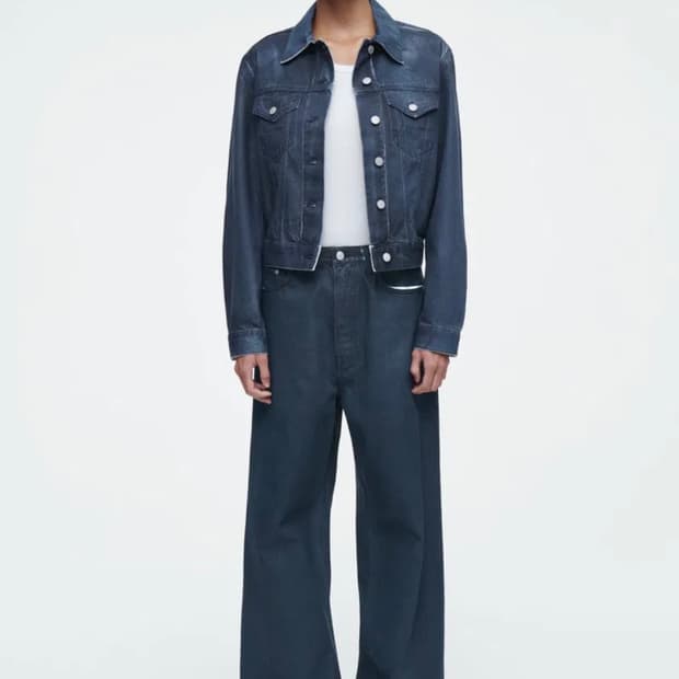 COS 코스 스프레이 데님 셋업 L/하의32