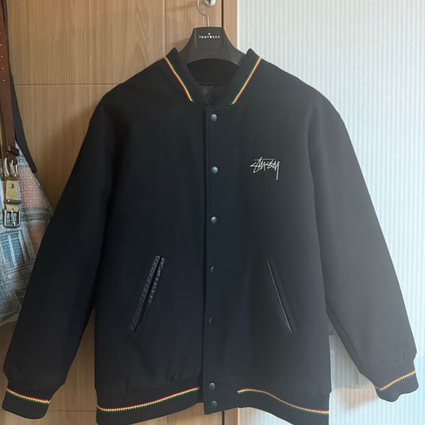 스투시 바시티 자켓 2002