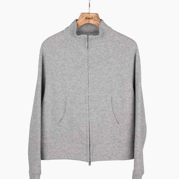 [구매] AIEUL Comfy Zip Up Melange Grey 