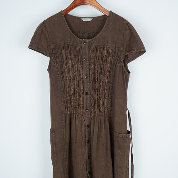  I+MU pintuck smocked opc