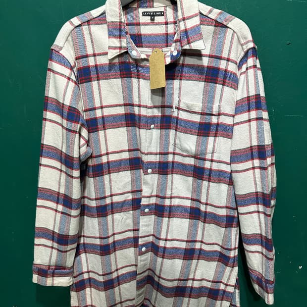 리바이스 체크 플란넬셔츠 105