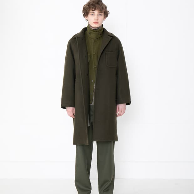 도큐먼트 울멜톤 카키 코트 XL 새상품